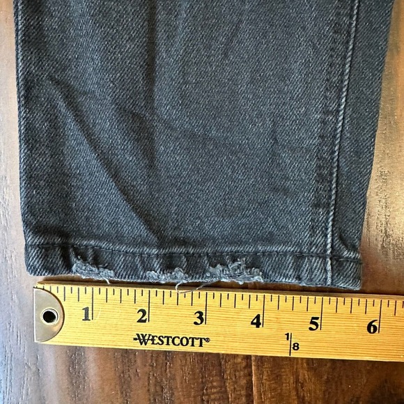 ABERCROMBIE & FITCH Distressed High-Waisted Skinny Jeans Washed Black - Picture 11 of 11